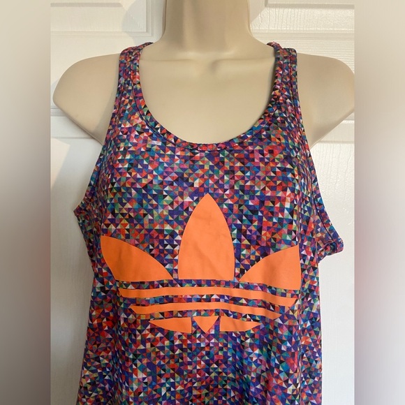 ADIDAS Tennis Workout Dress Racerback Multicolor - Picture 3 of 6